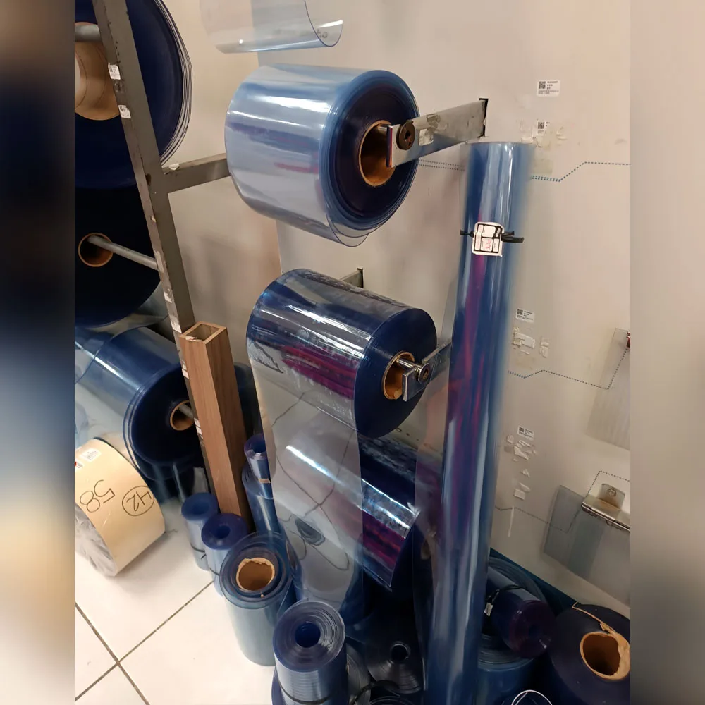 Tiras de PVC Transparentes Lisas para Cortinas de Aislamiento Industrial de Tráfico Pesado – Thermofilm por Metro - Imagen 4