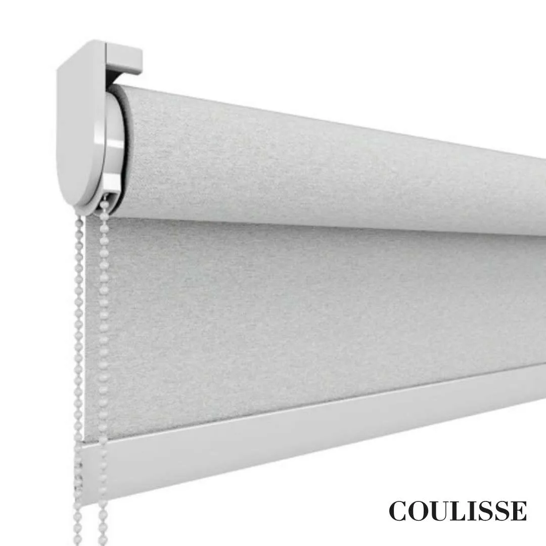 Mecanismo de cadena manual marca Coulisse para cortina roller crema