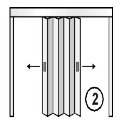 Puerta plegable PVC vidriera - :: StilCondal 
