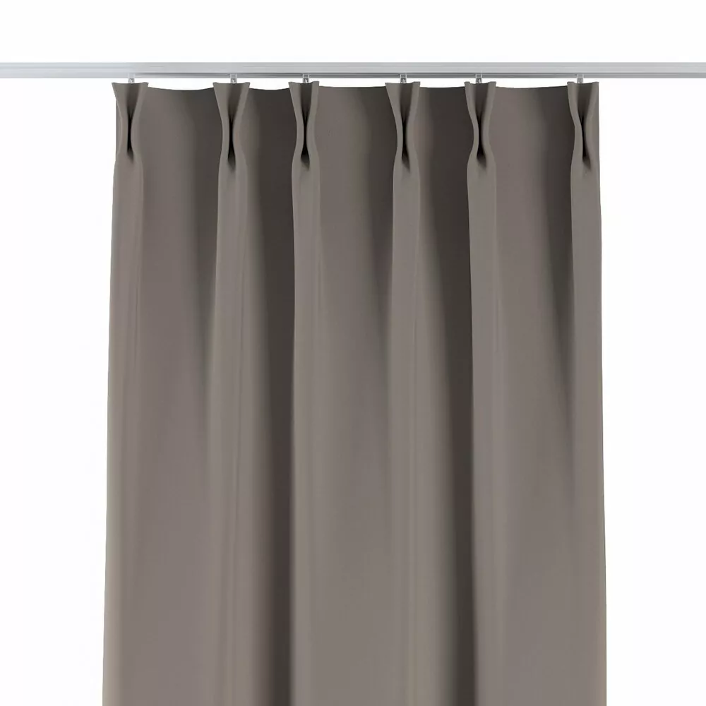 Cortina en tela blackout capri de plisado doble, confección a la medida, variedad de colores