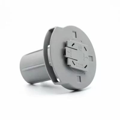 Freno y comando Coulisse tubo 38mm cortina roller blackout crema Cortinashd