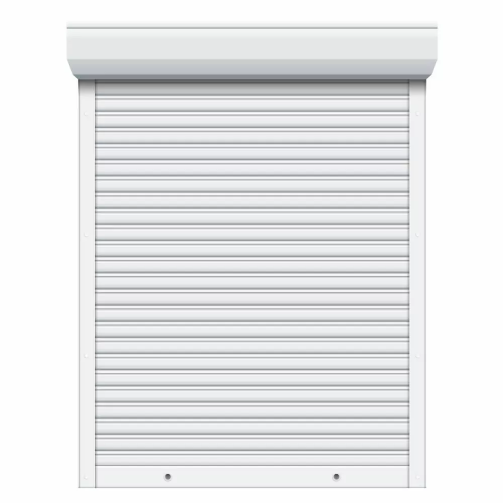 Persianas de exterior enrollables de aluminio color blanca a la medida, sistema manual o motorizado - Imagen 2