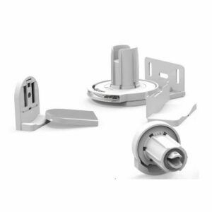 Sistema completo para cortinas roller marca Coulisse para tubos de 38mm