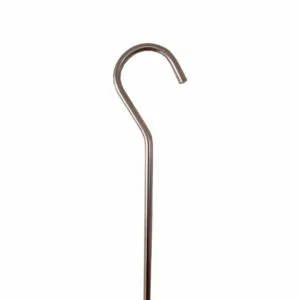 Jalador de acero para cortinas con ojales, largo de 122 cm