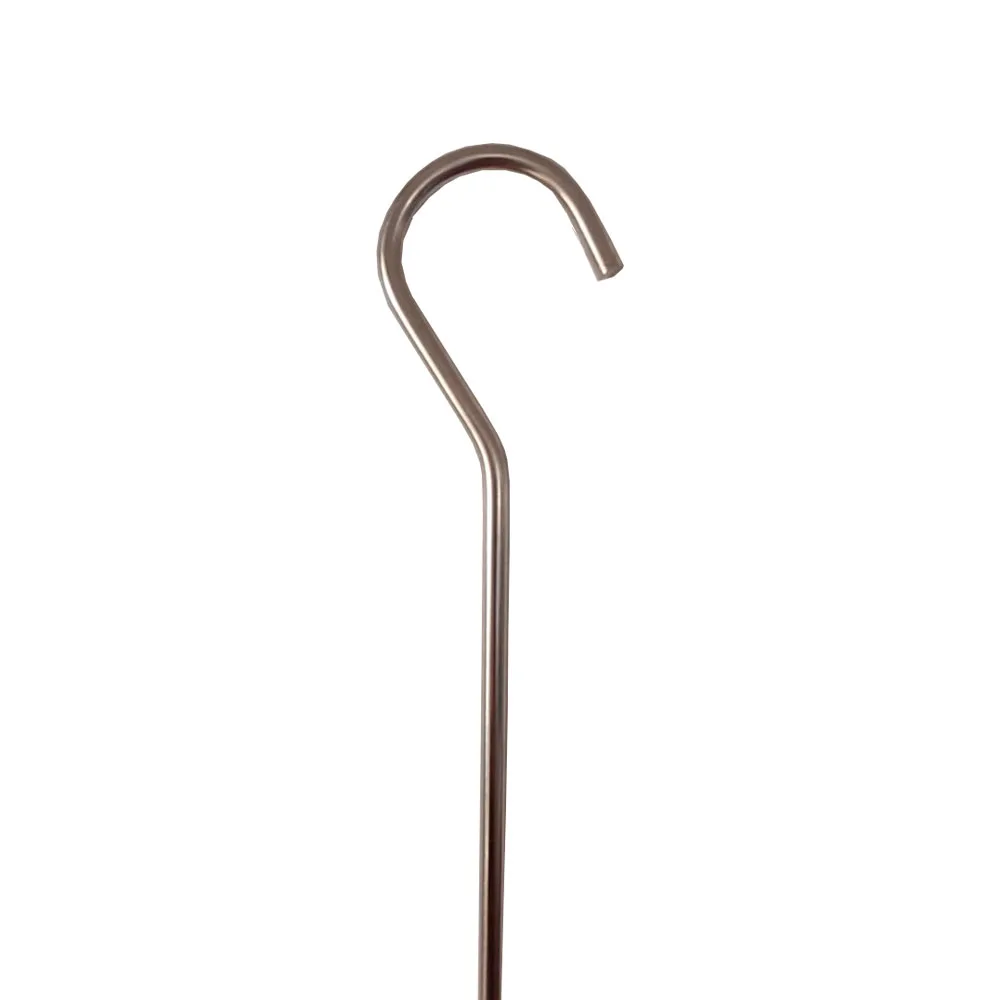 Jalador de acero para cortinas con ojales, largo de 122 cm