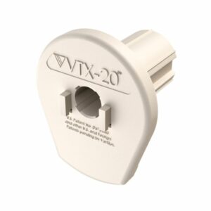 Mecanismo VTX-20 para cortinas roller marca vertilux color crema, para tubos de 38mm