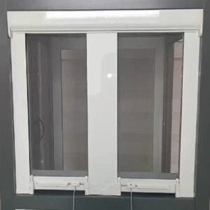 Mosquiteras enrollables dobles, partidas de aluminio a medida - STOCK LIMITADO