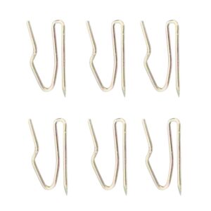 Ganchos de metal galvanizado para cortinas, al por mayor, varias cantidades