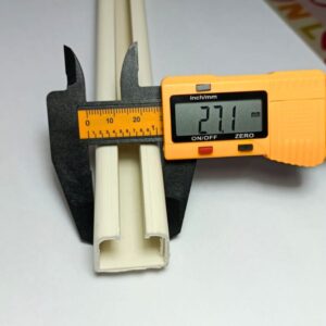 Riel superior para Puertas Plegables de pvc, riel de borde curvo, variedad de colores