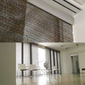 Sistema riel de aluminio para Panel Japonés a medida marca Coulisse a medida