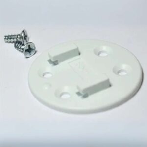 Soporte bracket para motor marca somfy modelo tipo plato - 2 piezas