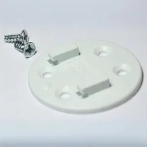 Soporte bracket para motor marca somfy modelo tipo plato - 2 piezas