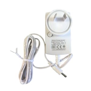 Cargador marca Dooya para motores de batería de litio de cortinas roller color blanco