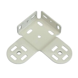 Soporte Doble para cortinas roller marca ROLLEASE modelo SLDB38W, Color Blanco (Par)