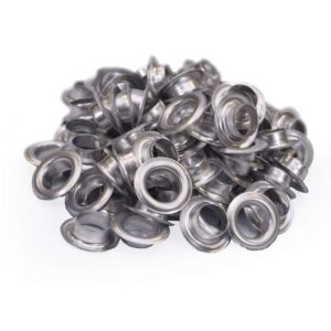 Ojales de aluminio Nro 28 para troquelado en lonas - varias cantidades disponibles