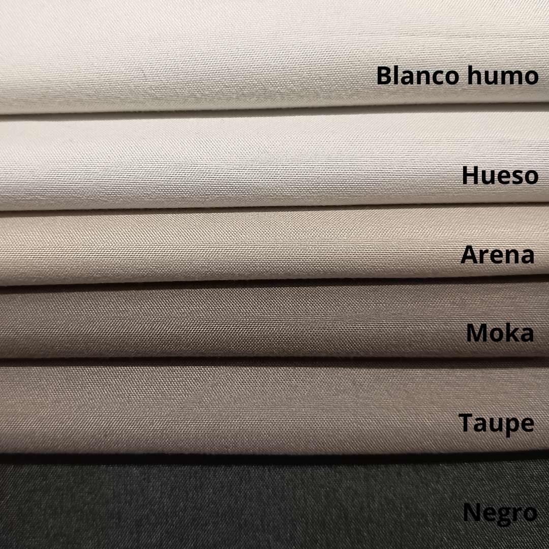 Estores en tela Blackout a Medida – Cortinas Romanas Personalizadas con Sistema de Freno en variedad de colores - Imagen 2