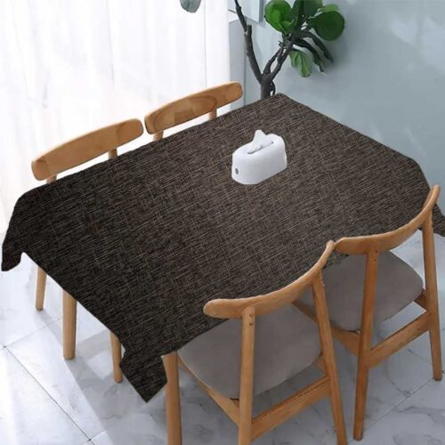 Mantel impermeable rectangular de ecocuero lavable – ideal para comedor, fiestas y camping, varios colores y tamaños disponibles