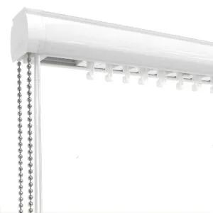 riel de aluminio para persianas verticales de tela