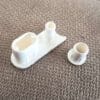 tapa inferior para cortinas roller duo zebra blanco