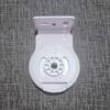 soporte central para 2 cortinas roller color blanco