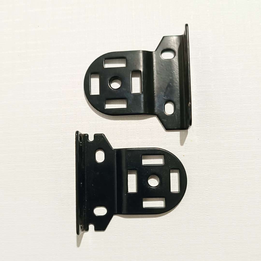 soportes para cortinas roller enrollables color negro