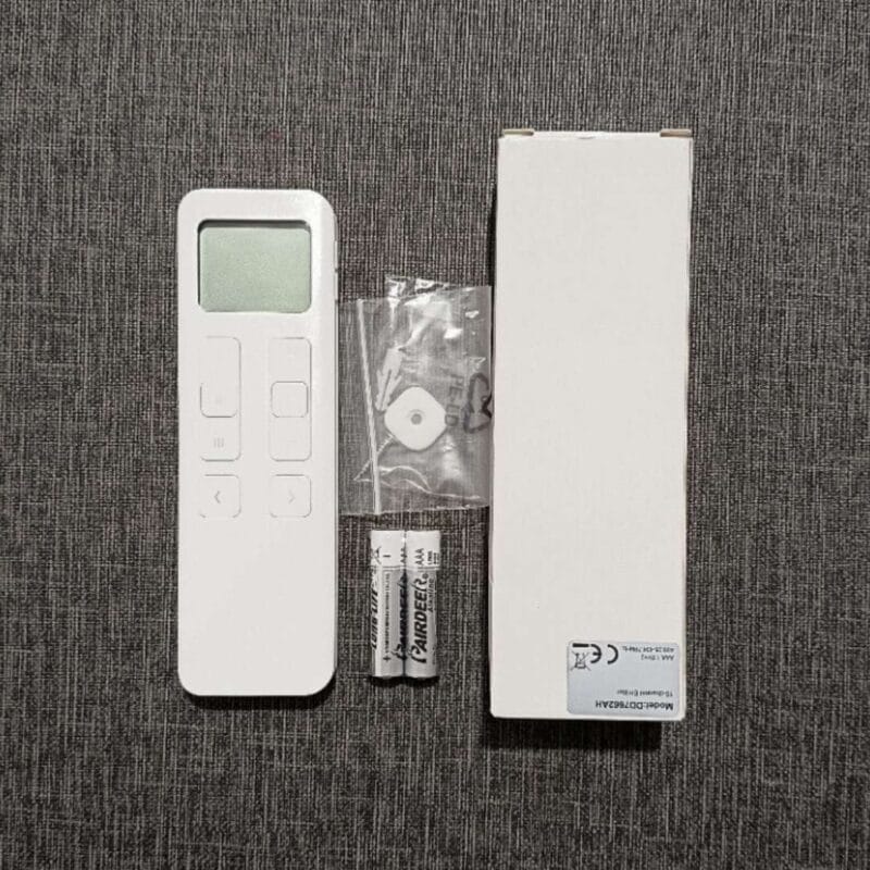 control remoto dd7662AH marca dooya pilas y soporte
