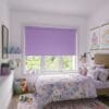 cortinas roller blackout color violeta tela bimini de vertilux
