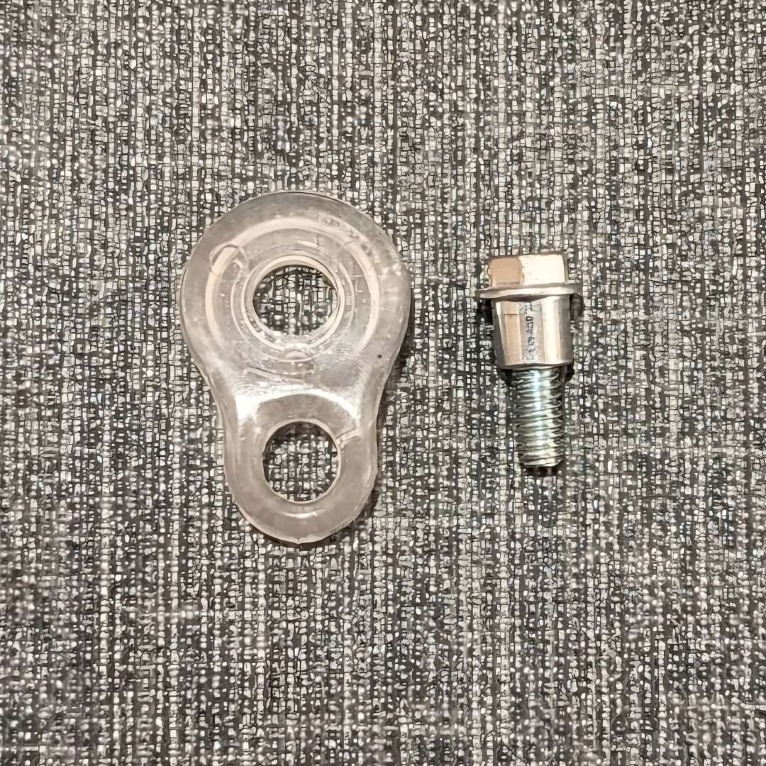 Oreja de plástico y tornillo para sujetar bastón con riel de aluminio hotelero - Imagen 2